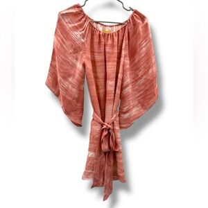 Alice + Olivia Coral‎ Silk Dress